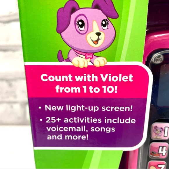 LeapFrog Chat And Count Smart Phone Violet - Infant Kids Learning Toys - NEW - Picture 4 of 10